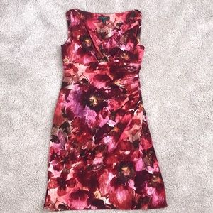 Ralph Lauren Floral cocktail dress, sz. 14